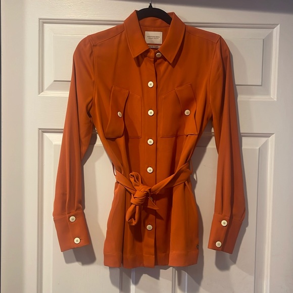 Scotch & Soda Maison Scotch Raffia Town Button Down Shirt with Pockets size S - Picture 1 of 3